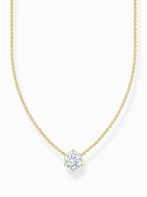 Produktbild von Thomas Sabo Sparkling Gold KE2210-414-14-L45V Damenhalskette