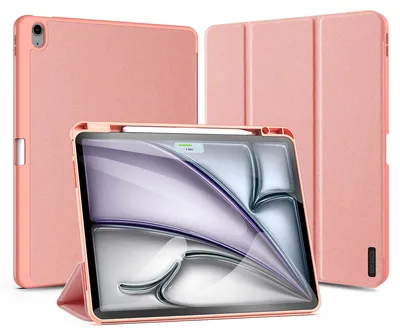 Productafbeelding van Dux Ducis Domo Bookcase voor de Apple iPad Air 13 inch (2026) M4 / (2025) M3 / (2024) M2 - Roze
