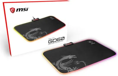 Image de MSI J02-VXXXXX5-D22 Mauspad MSI AGILITY GD60 Gaming Mousepad