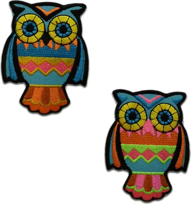 Obrázek produktu pro Soví zvíře - nášivka, nažehlovací nášivka, nášivka, nášivky, k nažehlení, velikost: 7,5 x 5,5 cm