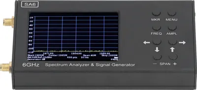 Produktbild von 3.2-calowy kolorowy ekran dotykowy Analizator widma 6GHz SA6 Generator sygnału dla Wi Fi 2G 4G LTE CDMA 35MHz?6200Mhz