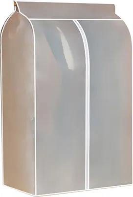 Produktbild von Kleidungsstück Staubschutz Anzug Schutzhülle Waschbarer Transparenter Dreidimensionaler Kleidersack zum Aufhängen,Größe: 50*80*120 cm