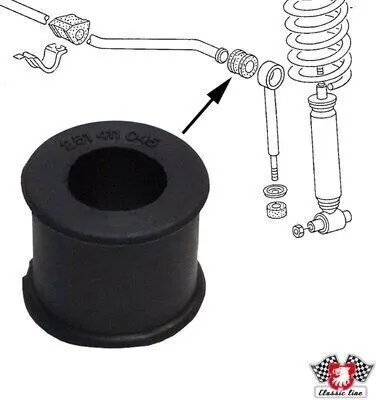 Produktbild von JP GROUP Lagerbuchse Stabilisator 1140603300 Vorne Rechts Vorne Links für VW TRANSPORTER III Bus 21mm