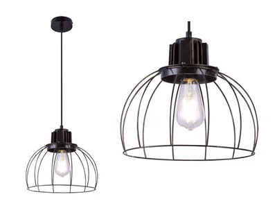 Produktbild von Hängeleuchte Esszimmer Pendelleuchte Küchenlampe Hängelampe schwarz 15046