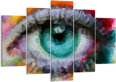 Produktbild von Bild auf Leinwand - Leinwandbild - elegant Diamant futuristic geometrisch - 150x100cm - Wand Bild - Wanddeko - Leinwanddruck - Bilder - Kunstdruck - Leinwand bilder - Wandkunst - EA150x100-3172