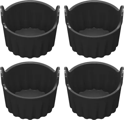 Produktbild von Silikon Muffinförmchen für die Heißluftfritteuse, 4 Stück