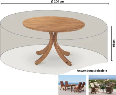 Produktbild von Grasekamp Schutzhülle für Sitzgruppe Ø 200 cm
