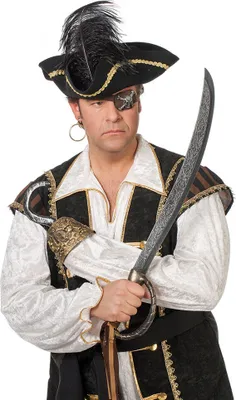 Produktbild von Piratsenset Schwert Pirat und Piratenhaken Größe: ohne Attribut