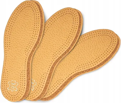 Produktbild von Elegante Lederschuheinlagen - 3 Paar Kaps Pecari Cork SET - Größe 40 EUR