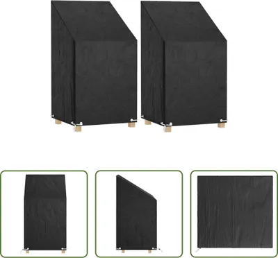 Obrázok produktu pre The Living Store Kryty na záhradné stoličky 2 ks 8 očiek 65x65x80/120 cm