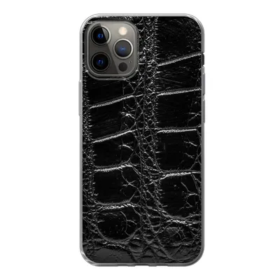 Produktbild von MuchoWow® Handyhülle Schutzhülle Hülle für iPhone 13 Pro Tiermuster - Krokodile - Leder Silikon Softcase Handy Hülle - Handy-Tasche