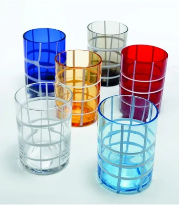 Produktbild von ZAFFERANO Twiddle Set 6 Gläser Tumbler mix