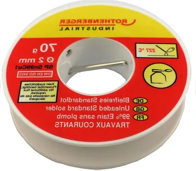 Productafbeelding van Loodvrij Standaardlot - Soldeer Draad - Metaal Verbindingen - Met Flux - 70 gram - Zilver