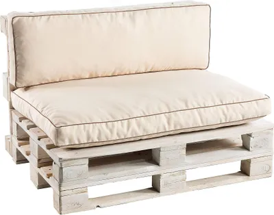 Obrázek produktu pro Polštářek na paletu z pěny PWK (opěradlo 120x60, krémový)