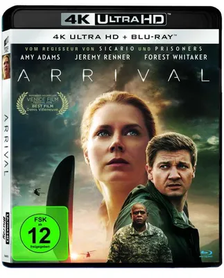 Obrázek produktu pro PLAION 1129576, Film, Blu-ray, Německý, Angličtina, Francouzština, Španělština, Čeština, 116 min, Arrival, Sci-fi