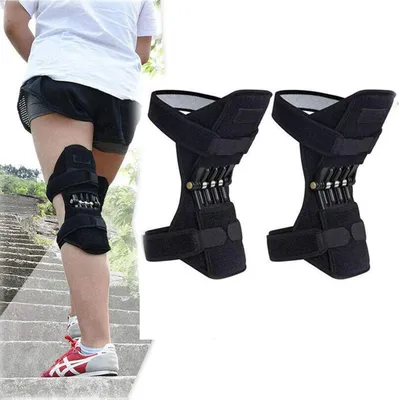 Produktbild von Booster-Knieschutz, Patella-Unterstützung, Kniestützstabilisator, für arthritische Knie, Gelenkschmerzen, Linderung, Sport, Laufschutz
