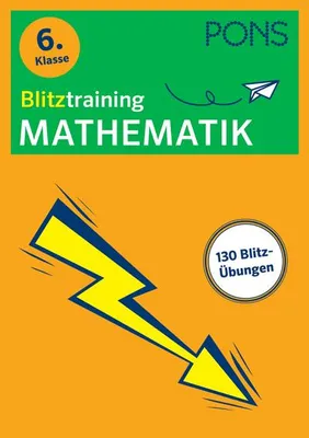 Immagine prodotto di PONS Blitztraining Mathematik 6. Klasse