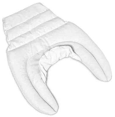 Produktbild von Nackenhörnchen HWS - Nacken + Schultern + Rücken - schneeweiß - Leinsamenkissen - Nackenkissen Wärmekissen - 2 in 1 - Wärme und Kälte möglich