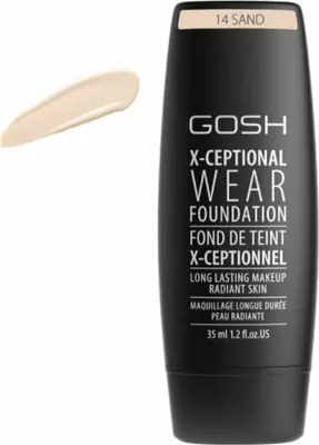 Produktbild von Gosh X-Ceptional Wear Foundation Long Lasting Makeup 14 Sand 35ml