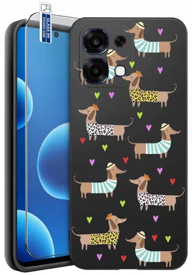 Imagen del producto de Funda para Oppo A6 Pro 5G con diseños, de silicona mate, con cristal protector 9H