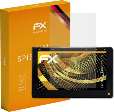 Produktbild von atFoliX FX-Antireflex 3x Schutzfolie kompatibel mit Sony XAV-9550ES Displayfolie