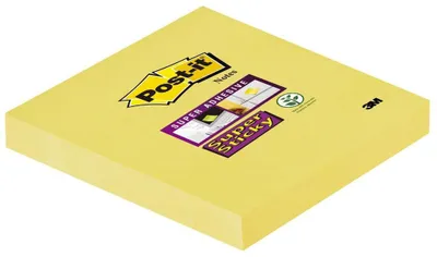 Obrázek produktu pro Post-It 7100263706, Čtverec, Žlutá, Papír, 76 mm, 76 mm, 90 listy