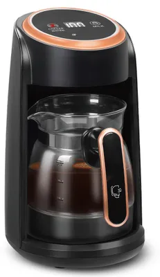 Produktbild von Zimilo Manuelle Espressokanne mit Glaskanne, 3 Tassen, Herdgeeignet, Klassische Mokkakanne, Kompakt & Langlebig, Espressokocher Herd