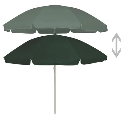 Produktbild von vidaXL Strandschirm Grün 240 cm