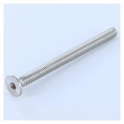 Produktbild von Metallschrauben Innensechskant mit flachem Kopf Schraubenschlüssel 2 M3X40 Gesamtgewinde Edelstahl A4 Mikroschrauben