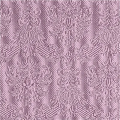 Servietten Papier 33x33cm Elegance geprägt 15 Stück Flieder