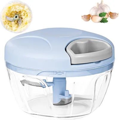 Produktbild von Zerkleinerer Manuell 500ml – Zwiebelschneider, Chopper, Ideal für Obst, Gemüse, Knoblauch, Zwiebeln, Nüsse, Tomaten