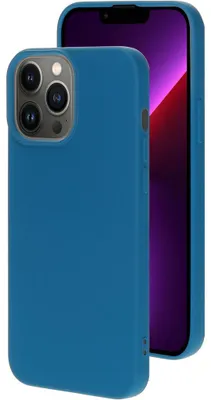 Produktbild von Mobiparts Silicone Cover, Cover, Apple, iPhone 13 Pro Max, 17 cm (6.7"), Blau