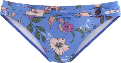 Produktbild von s.Oliver Bikini-Hose Maya blau-bedruckt Größe 44