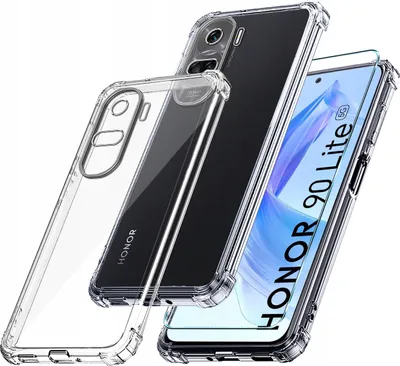 Obrázok produktu pre Puzdro pre Honor 90 Lite 5G ANTI-SHOCK CLEAR CASE + 9H OCHRANNÉ SKLO