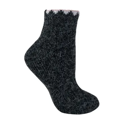 Produktbild von Sock Snob - Damen Alpaka Wolle Socken für Gummistiefel Warme Kurze Wandersocken