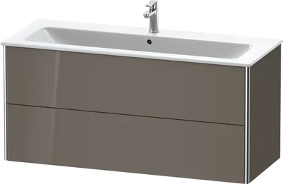 Produktbild von Duravit Duravit Waschtischunterbau XSQUARE 560x1210x478mm flan gr hgl
