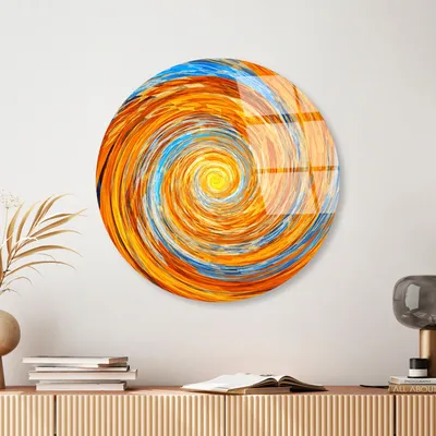 Produktbild von Wallity, UV-1123, Dekorative Malerei aus gehärtetem Glas, Mehrfarbig, 100 % gehärtetes Glas, 60 x 60 cm