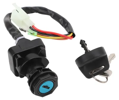 Imagen del producto de Interruptor de encendido con llave, modelo 3711040B00, de repuesto para Suzuki Quadsport 80 LT80 2x4, modelos de 1996 a 2006
