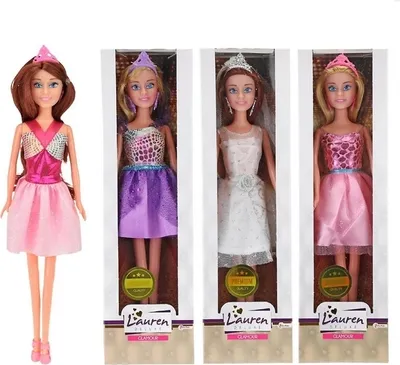 Produktbild von Lauren Teenager-Puppe + Diadem + Partykleid 04826