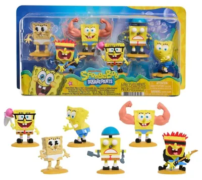 Immagine prodotto di SpongeBob: confezione blister con 5 personaggi