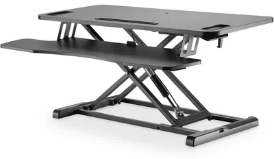 Image de DIGITUS Ergonomic Workspace Riser DA-90380-1 - Installation - pour écran LCD / équipement PC - noir - bureau