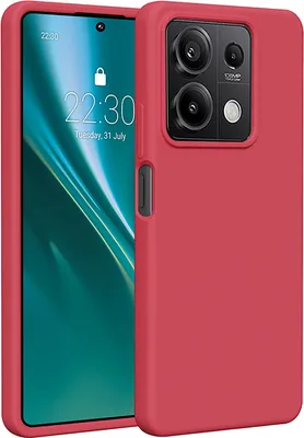 Produktbild von Etteri Silikonhülle für iPhone 15 6,1 Handyhüllen Hellrosa