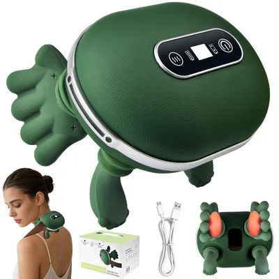 Produktbild von 4D-Nackenmassagegerät mit Wärmefunktion – kabelloser, elektrischer Massager