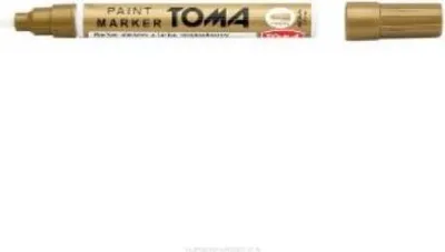 Produktbild von Ölmarker TOMA goldfarben 2,5 mm mit Faserspitze