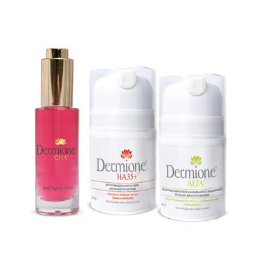 Produktbild von Dermione - LIFTING UND FEUCHTIGKEITSPFLEGE FÜR HAUT MIT NEIGUNG ZU ELASTIZITÄTSVERLUST UND MIMISCHEN FALTEN (35+)