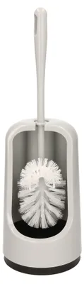 Produktbild von Buemag Toilettenburste - Halter und Kantenreiniger - grau - 41 cm