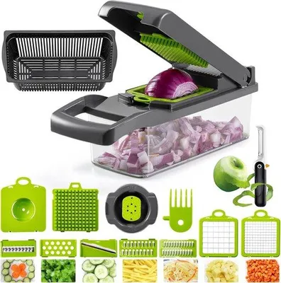 Produktbild von Famanu Koffer Organizer 7-teilig - Reiseverpackungswürfel - Grün