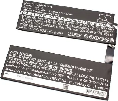 Produktbild von vhbw Akku kompatibel mit Apple iPad Pro MPHG2LL/A, MPHJ2LL/A, MPHH2LL/A, MPHK2LL/A, MPMF2LL/A, MPME2LL/A Tablet Pad (8130 mAh, 3,77 V, Li-Polymer)