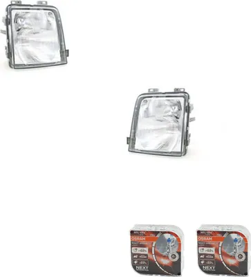 Obrázok produktu pre Johns, svetlomety + Osram Night Breaker Laser vhodné pre VW LT 2D 05/96-07/06Set L R 2D1941015 2D1941016