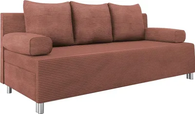 Produktbild von MIRJAN24 Schlafsofa Dover Cord mit Bettkasten und Schlaffunktion, Bettsofa, Couch vom Hersteller (Sofa ohne Polsterhocker, Farbe: Poso 29)